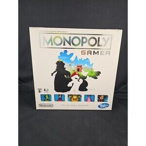Monopoly Gamer Collector's Edition Board Game Nintendo Complete Free Shipping